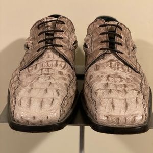 Tullio Hornback Alligator Eye Shoes